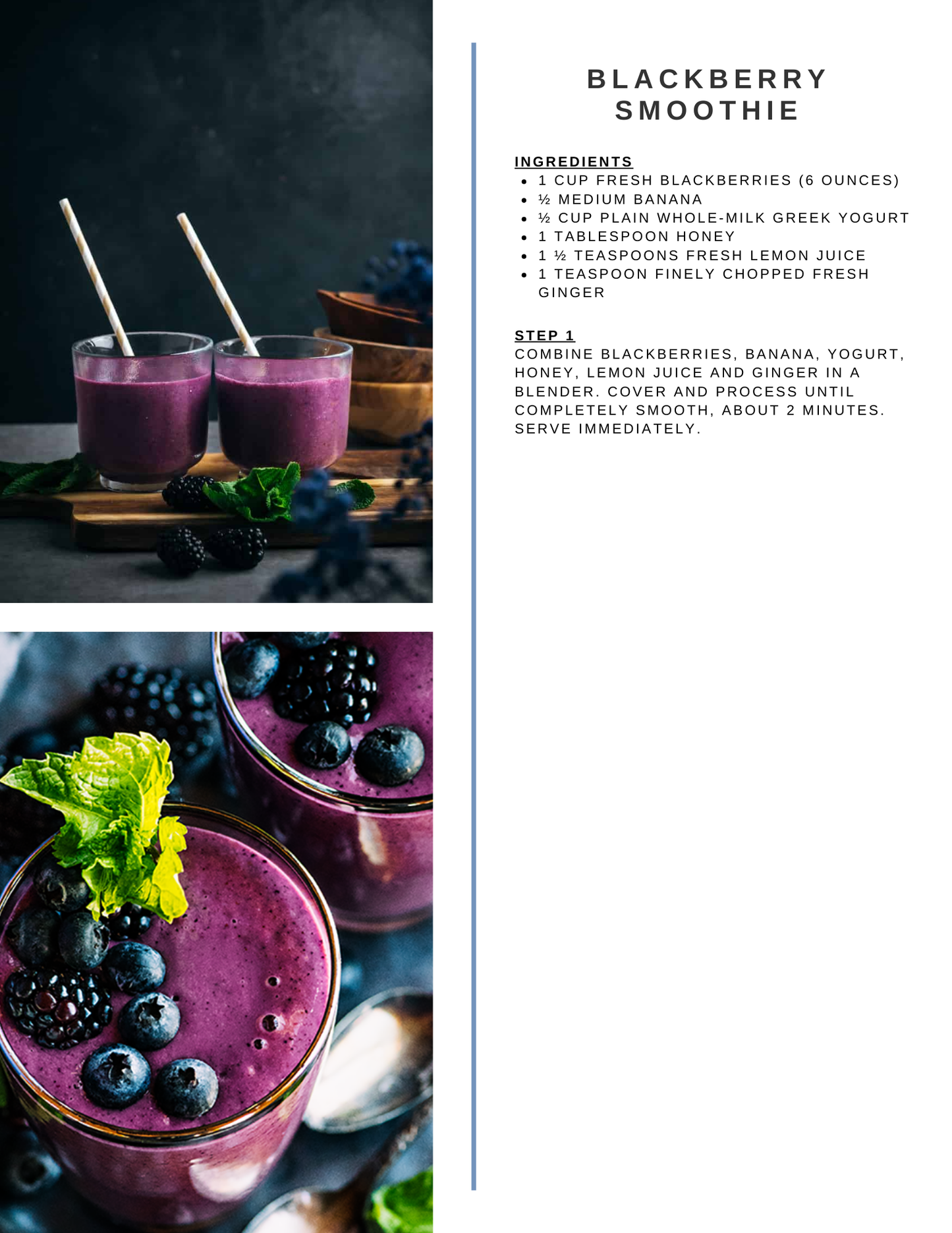 Smoothie Recipe eBook